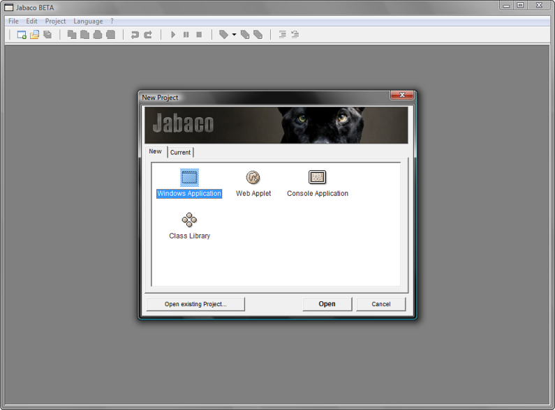 Screenshot vom Programm: Jabaco